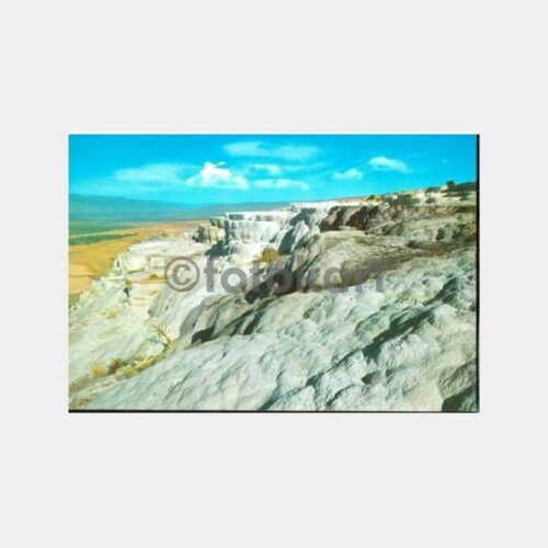 1970 Pamukkale Traverten Görünüş Kartpostal
