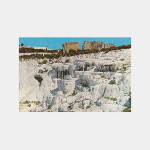 1971 Pamukkale Travertenler Görünüş Kartpostal
