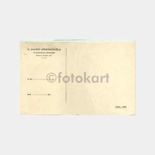 1955 Dr. Saadet Kömürcüoğlu Reçete Kağıdı
