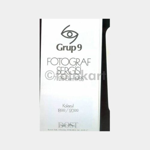 1985 Grup 9 Fotoğraf Sergisi Davetiyesi