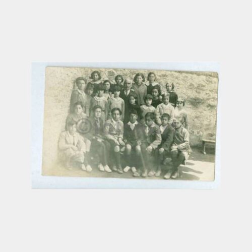 1933 Üsküdar Okul 5. Sınıf Grup Fotoğraf