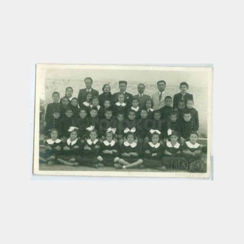 1940 Üsküdar Harmanlık 17. Okul Grup Fotoğraf