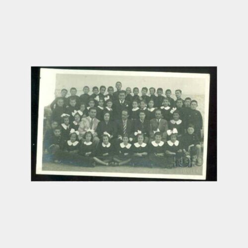 1940 Üsküdar Harmanlık 17. Okul Grup Fotoğraf