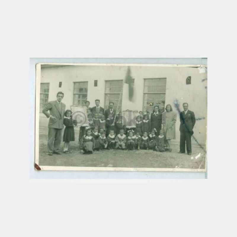 1940 Üsküdar Okul Tören Kutlama Fotoğraf