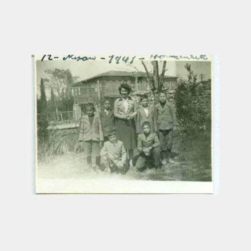 1941 Üsküdar Harmanlık Okulu Grup Fotoğraf