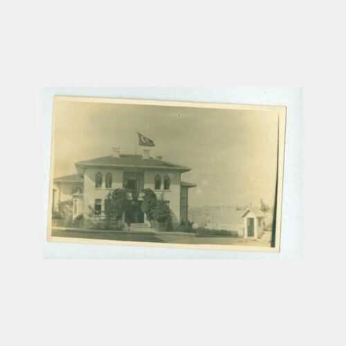 1938 Üsküdar İcadiye İlkokul Görünüş Kartpostal