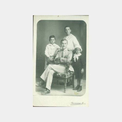 1930 Aile Görünüş Stüdyo Fotoğraf