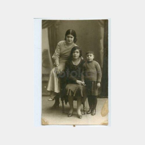 1930 Aile Görünüş Stüdyo Fotoğraf