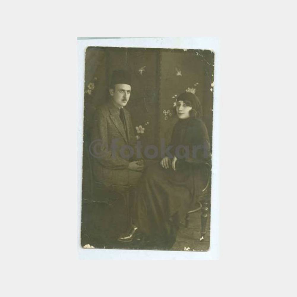 1924 Aile Konulu Stüdyo Fotoğraf