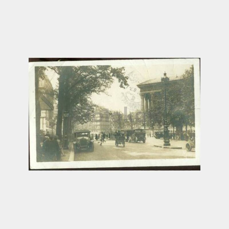 1929 Beyoğlu Emlakçı Neşet Kazım Bey - Paris Kartpostal - Görsel 2