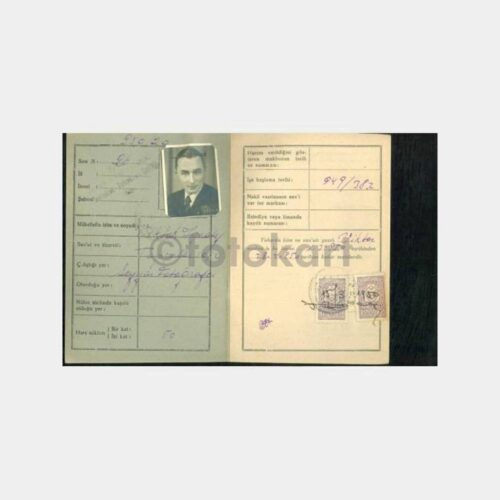 1950 Beyoğlu VD Maliye Konulu Vergi Karnesi