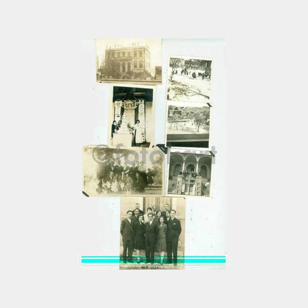 1933 Beyoğlu 1. Mektep Konulu 16 Adet Albüm Fotoğraf - Görsel 2