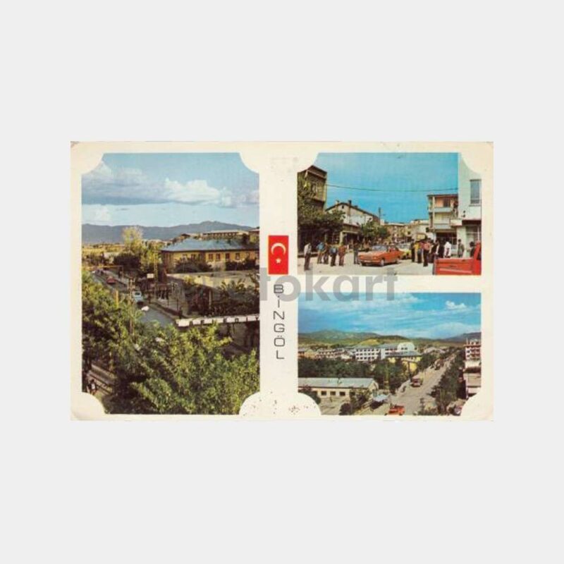 1975 Bingöl 3 Değişik Görünüş Kartpostal