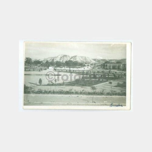1930 Burdur Parkı Görünüş Nadir Kartpostal
