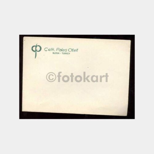 Bursa Çelik Palas Antetli Eski Zarf