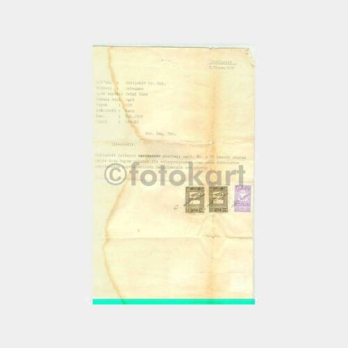 1938 Eskişehir Evlenme Tahkikat Kağıdı