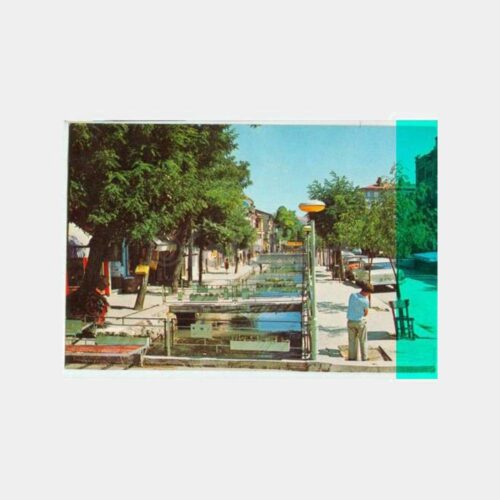 1970 Eskişehir Porsuk Cadde Görünüş Kartpostal