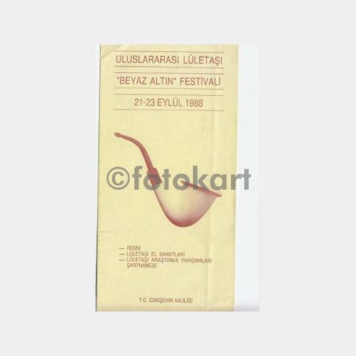 1988 Eskişehir Lületaşı Festival Broşürü