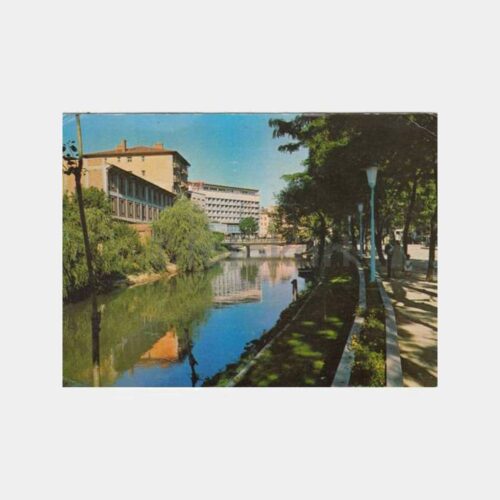 1981 Eskişehir Porsuk Çayı Görünüş Kartpostal