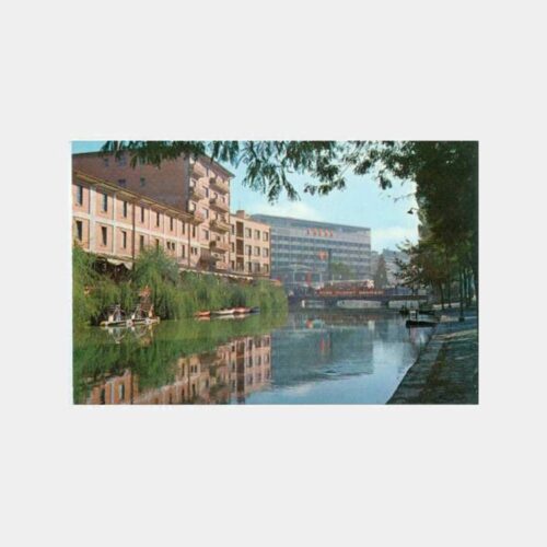 1966 Eskişehir Porsuk Damgalı Kartpostal