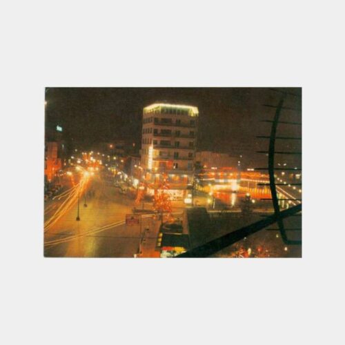 1968 Eskişehir Köprübaşı Gece Görünüş Kartpostal