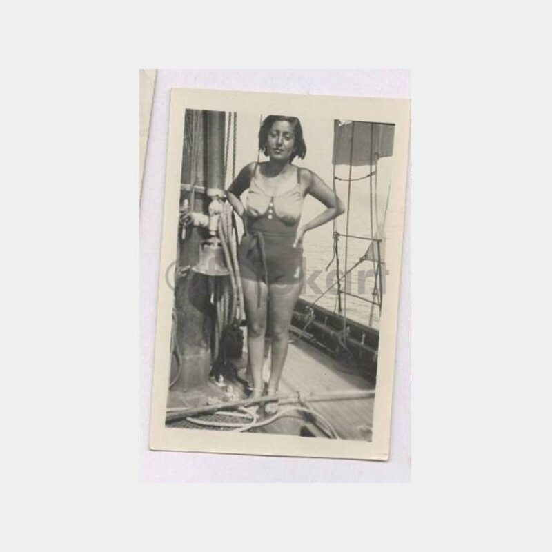 1930 Yelkenli Kadın Görünüş Fotoğraf