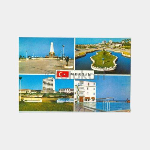 1967 Mersin 4 Görünüş Kartpostal