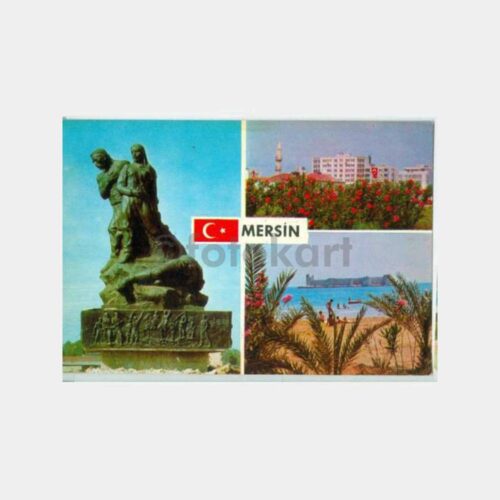 1968 Mersin 3 Değişik Görünüş Kartpostal