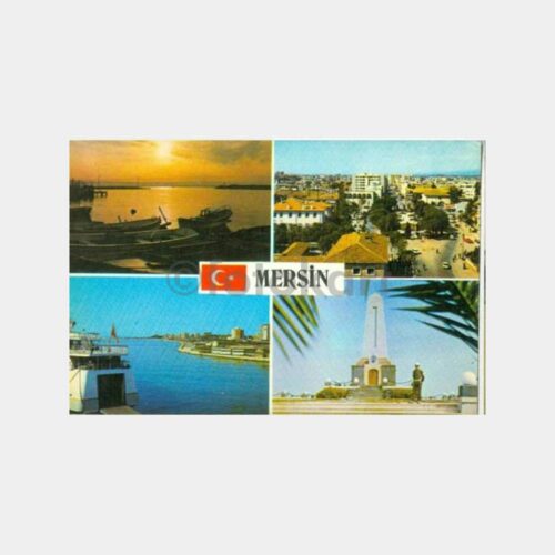1968 Mersin 4 Görünüş Kartpostal