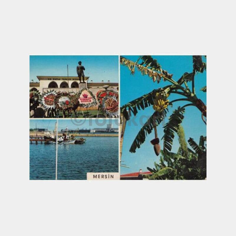 1975 Mersin 3 Değişik Görünüş Kartpostal