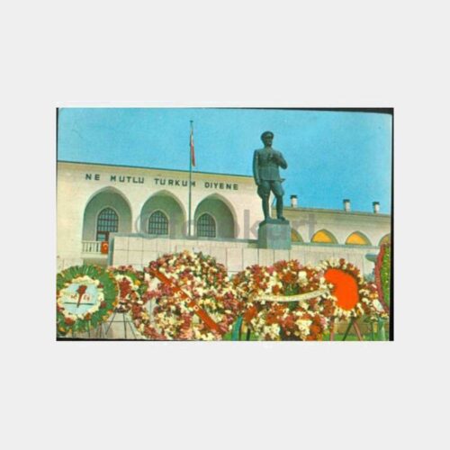 Mersin Atatürk Anıtı Görünüş Kartpostal