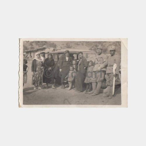 1940 Anadolu Köy Otobüsü Grup Görünüş Fotoğraf