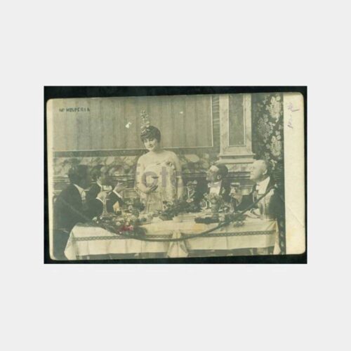 1914 Madame Hesperia - Sinema Konulu Kartpostal