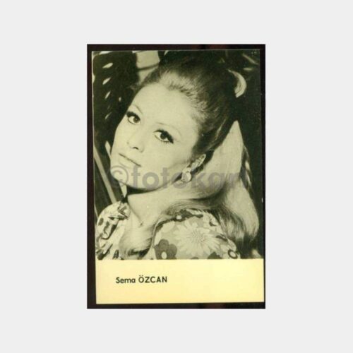 1960 Sema Özcan - Türk Sineması Kartpostal