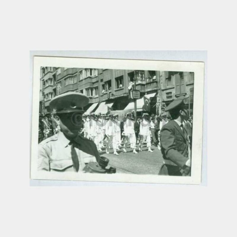 1960 Şişli Hürriyet Mitingi Yürüyüş Fotoğraf