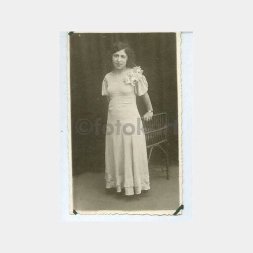 1930 Foto Yeni Dünya - Genç Kız Stüdyo Fotoğraf