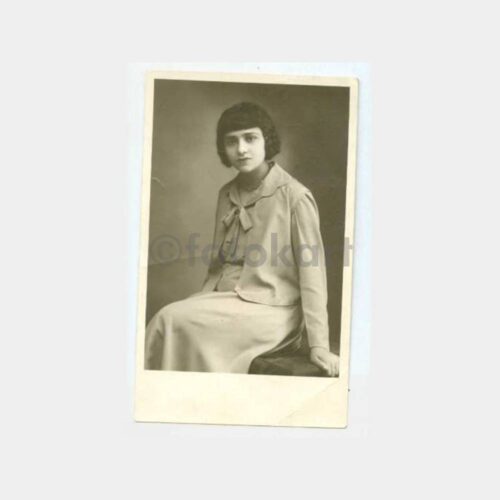 1929 Genç Kız Stüdyo Fotoğraf