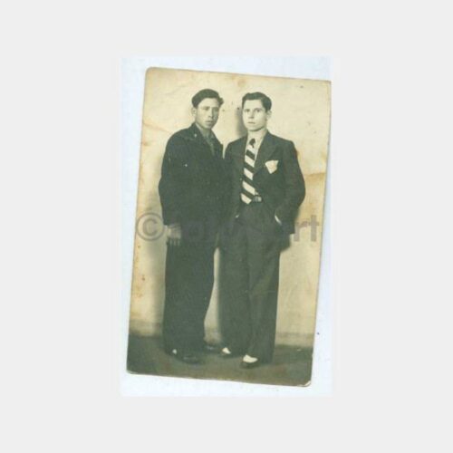 1930 İki Genç Kardeş Stüdyo Fotoğraf