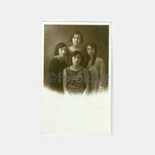 1932 Genç Kızlar Grup Stüdyo Fotoğraf
