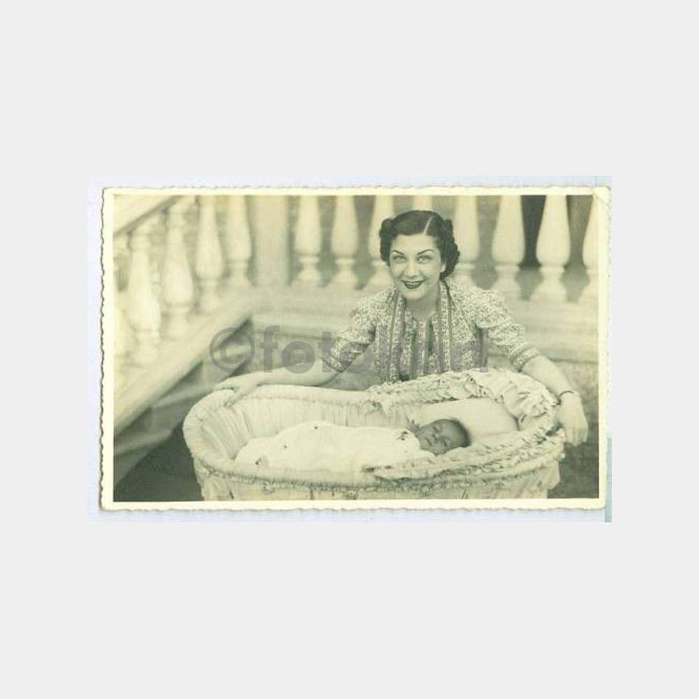 1929 Anne ve Bebeği Stüdyo Fotoğraf