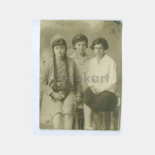 1930 Kızlar Konulu Stüdyo Fotoğraf