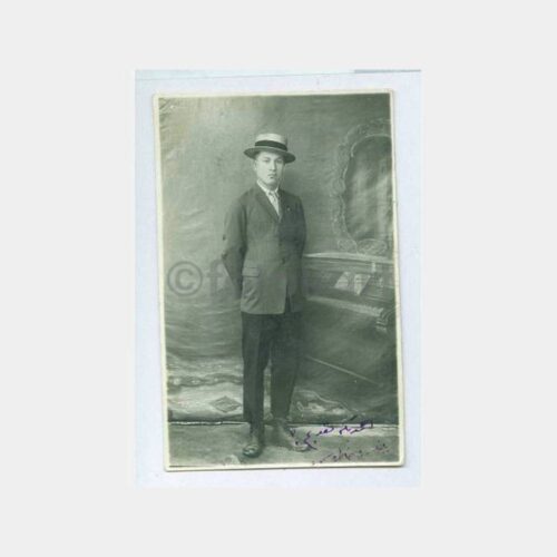 1920 Yahya Kemal (?) Bay Stüdyo Fotoğraf