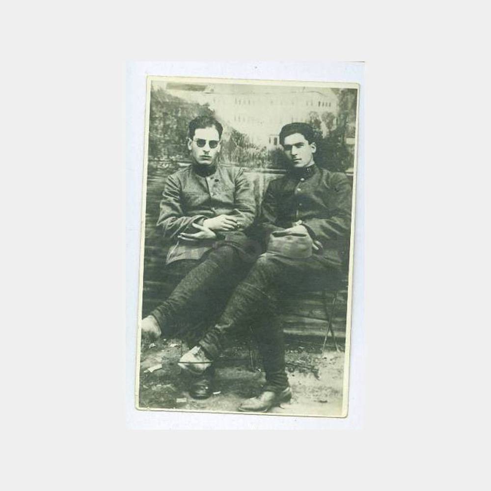 1944 Askerler Arka Plan Stüdyo Fotoğraf