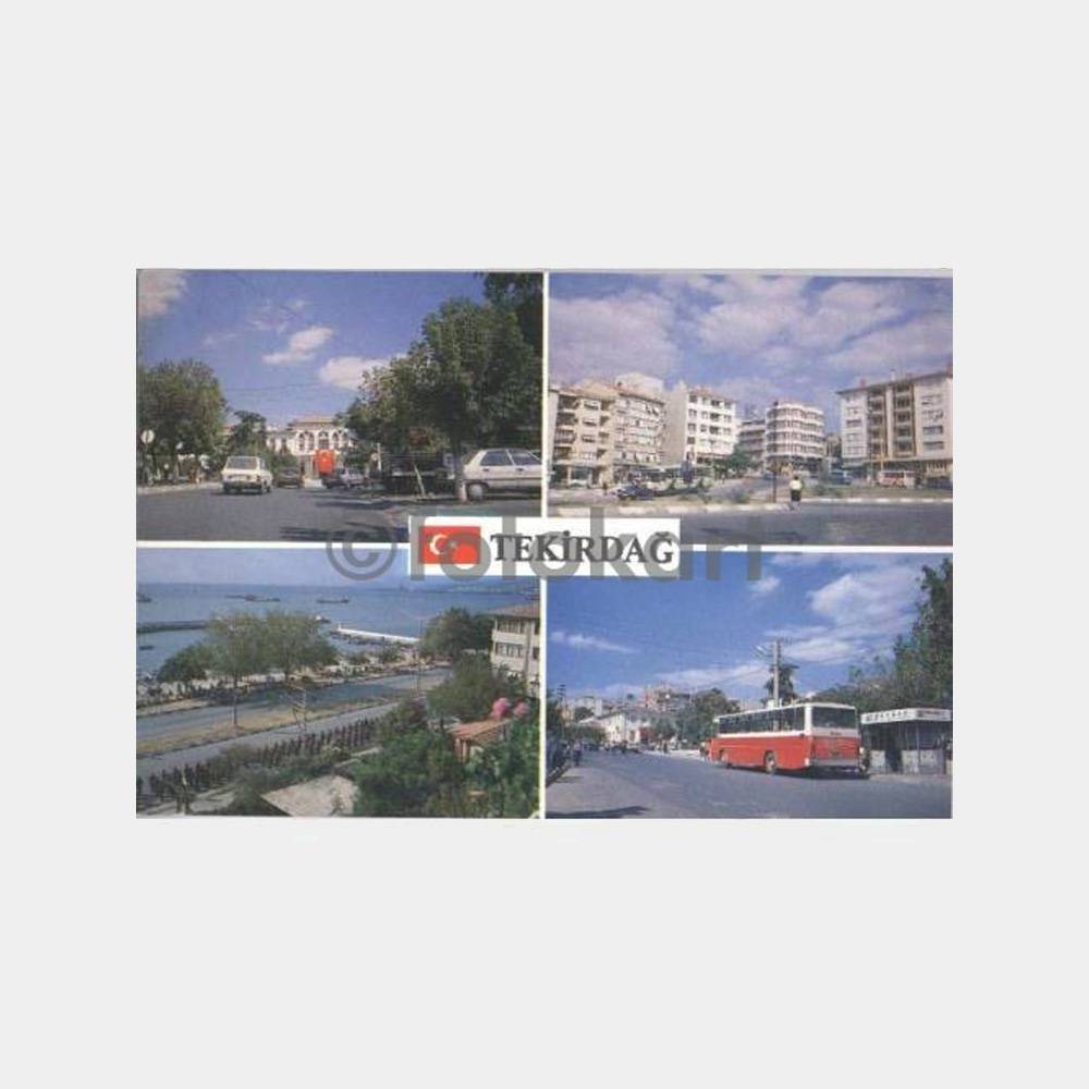 Tekirdağ 4 Görünüş Kartpostal