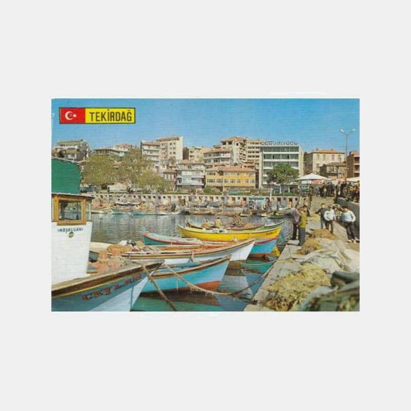 1975 Tekirdağ Sahili Görünüş Kartpostal
