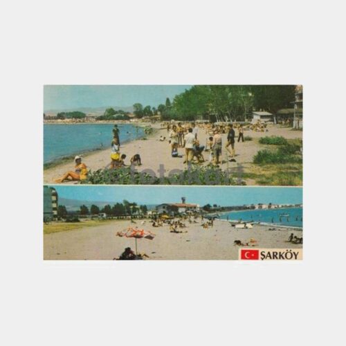 1980 Tekirdağ Şarköy Görünüş Kartpostal