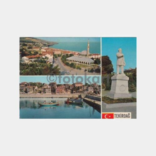 1969 Tekirdağ 3 Muhtelif Görünüş Kartpostal