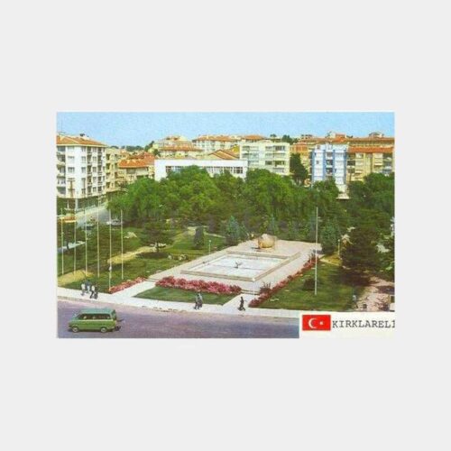Kırklareli Atatürk Parkı Kartpostal