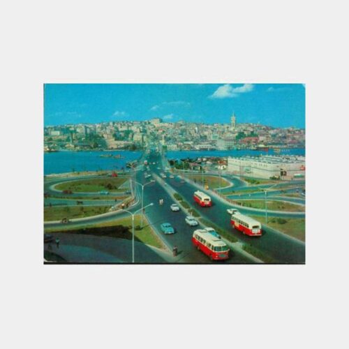 1971 Unkapanı Atatürk Köprüsü Kartpostal