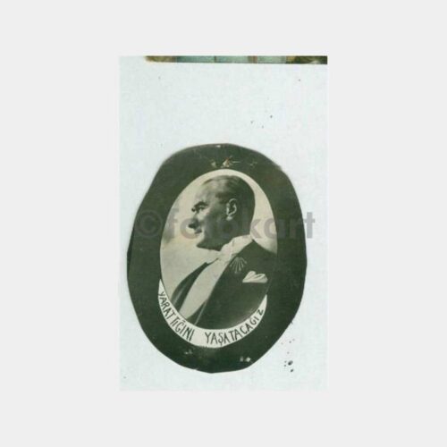 Atatürk Resimli Foto Yaka Rozeti
